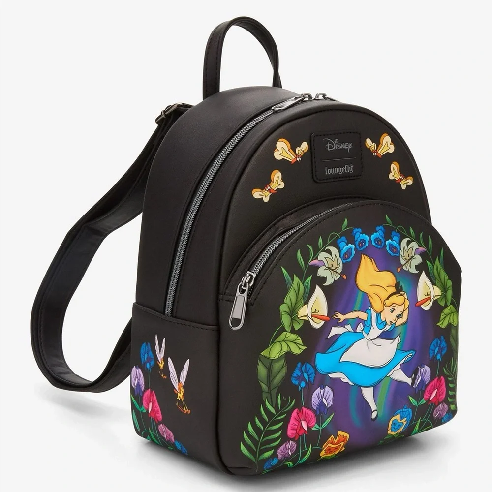 Loungefly Disney Alice In Wonderland Garden Fall Mini Backpack